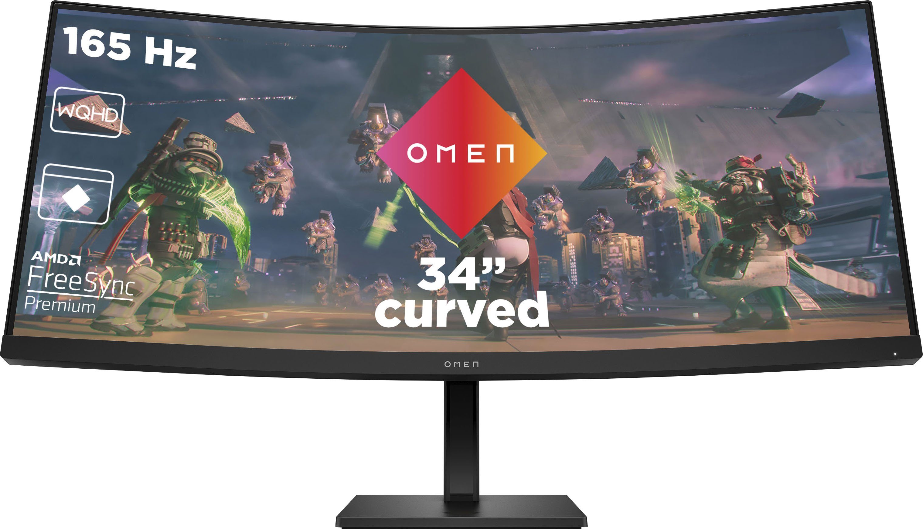 HP OMEN 34c (HSD-0159-A) Curved-Gaming-Monitor (86,4 cm/34 