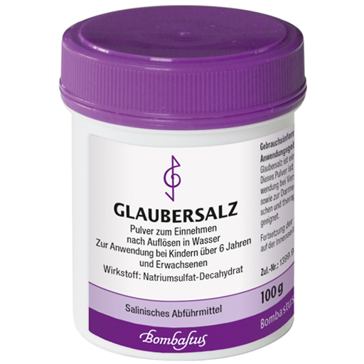 GLAUBERSALZ Natriumsulfat Pulver  100 g  Pulver