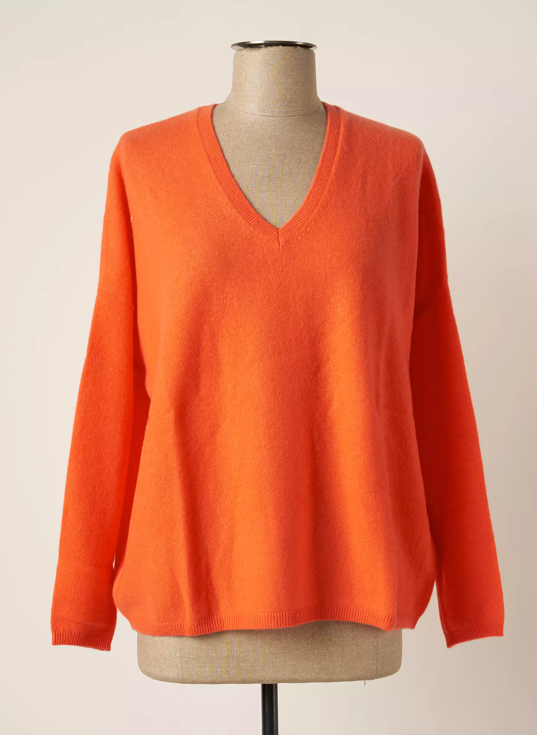 Les Tricots De Lea Pulls Femme couleur orange