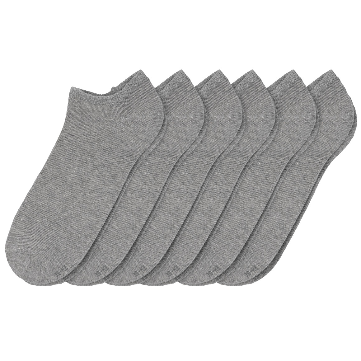6 Paar Herren Sneaker-Socken unifarben