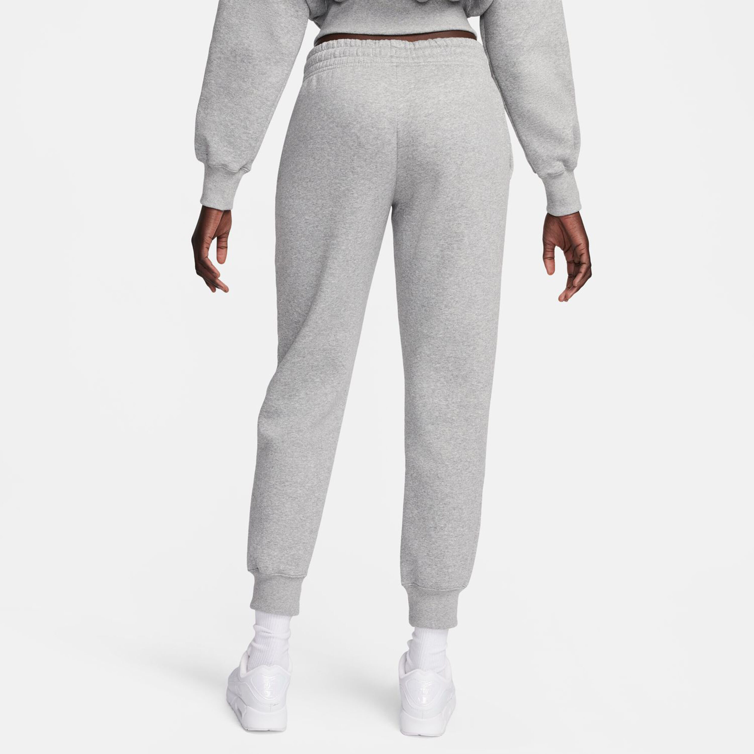PHNX Fleece Mid-Rise Standard Trainingshose Damen - Hellgrau