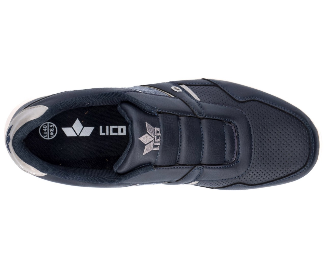 LICO Komfort Slipper blau Conner