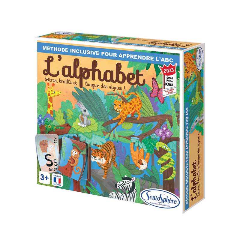 Jeu de l'Alphabet méthode inclusive Sentosphère