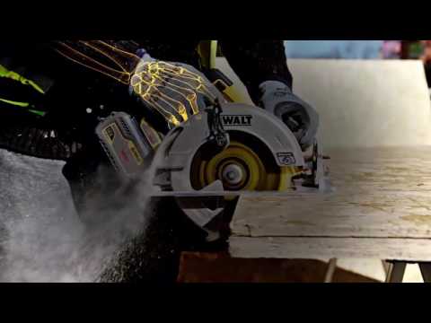 Fierăstrău circular DeWalt DCS579X2-QW-DWS5022-XJ XR FlexVolt 54 V 9.0 Ah Li-Ion 190 mm + Șină de ghidare 1500 mm