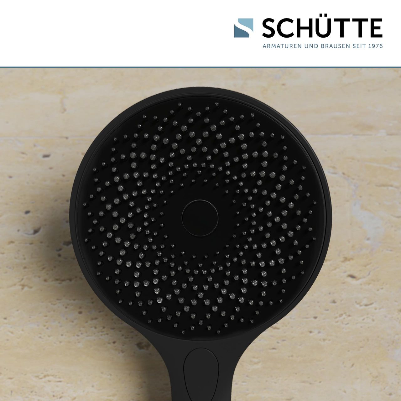 Schütte CAPRI Handbrause, Schwarz matt