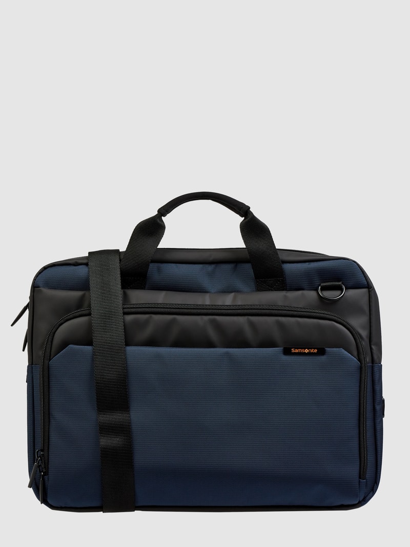 Laptoptasche mit USB-Ladekabel Modell 'Mysight' in blau