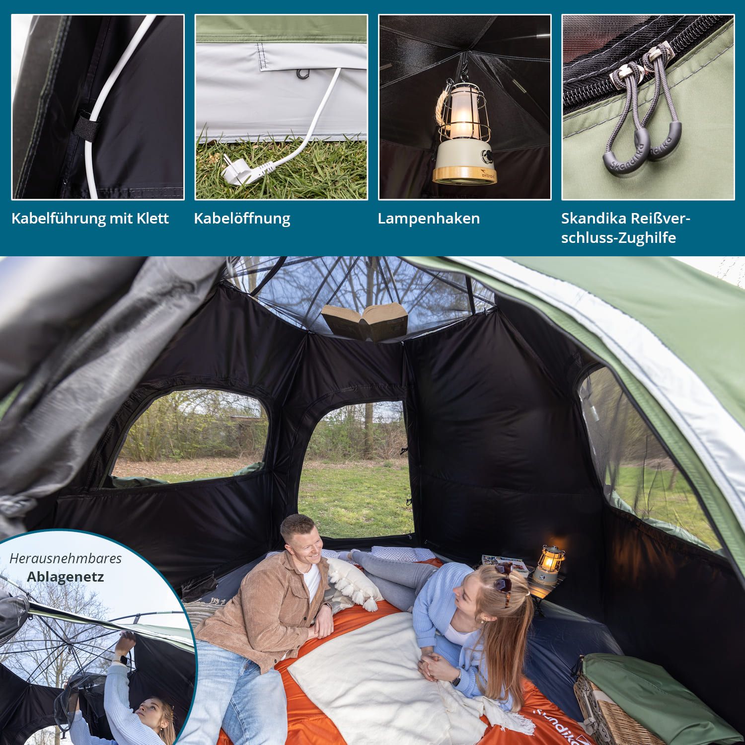Skandika Namsos Sleeper Kuppelzelt