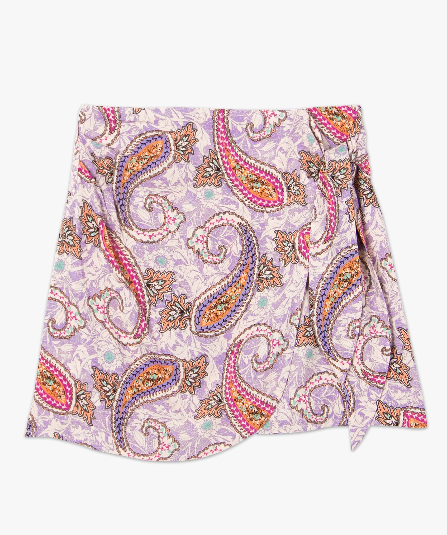 Jupe femme imprimée forme portefeuille imprime | GEMO