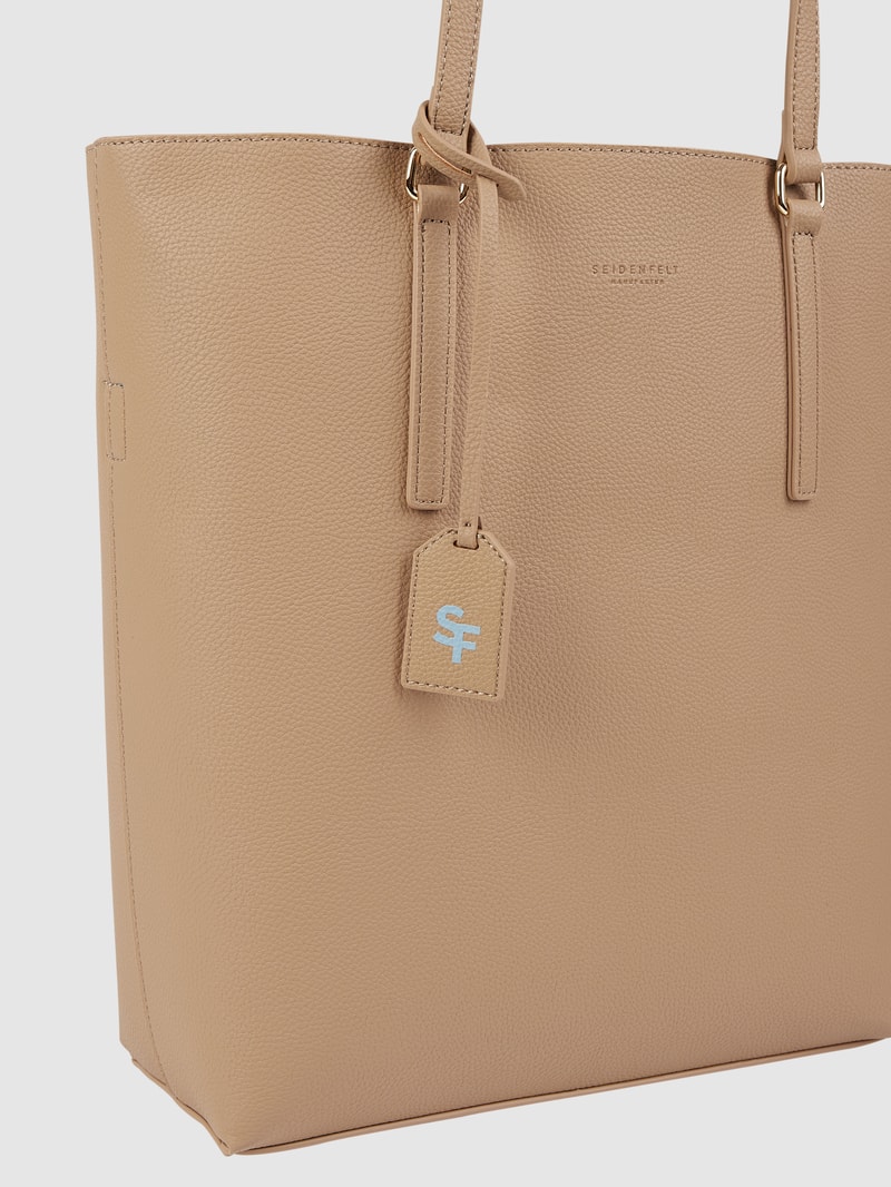 Shopper in Leder-Optik Modell 'Laksa' in camel