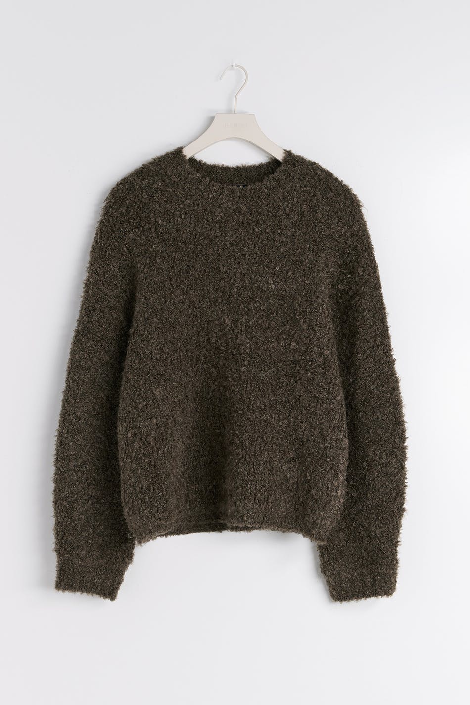Boucle knitted sweater