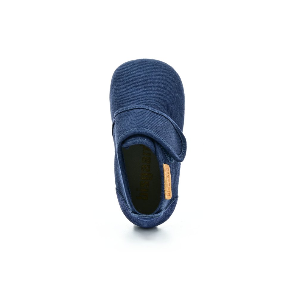 Bisgaard Baby Cotton Dark Blue Barfußschuhe