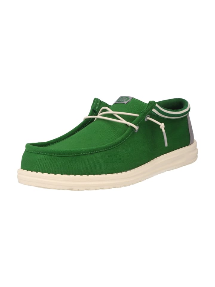 Hey Dude Mokassins Schnürschuhe in Grün günstig kaufen
