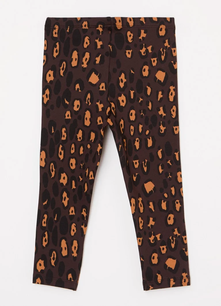 Mini leggings Rodini con stampa leopardata
