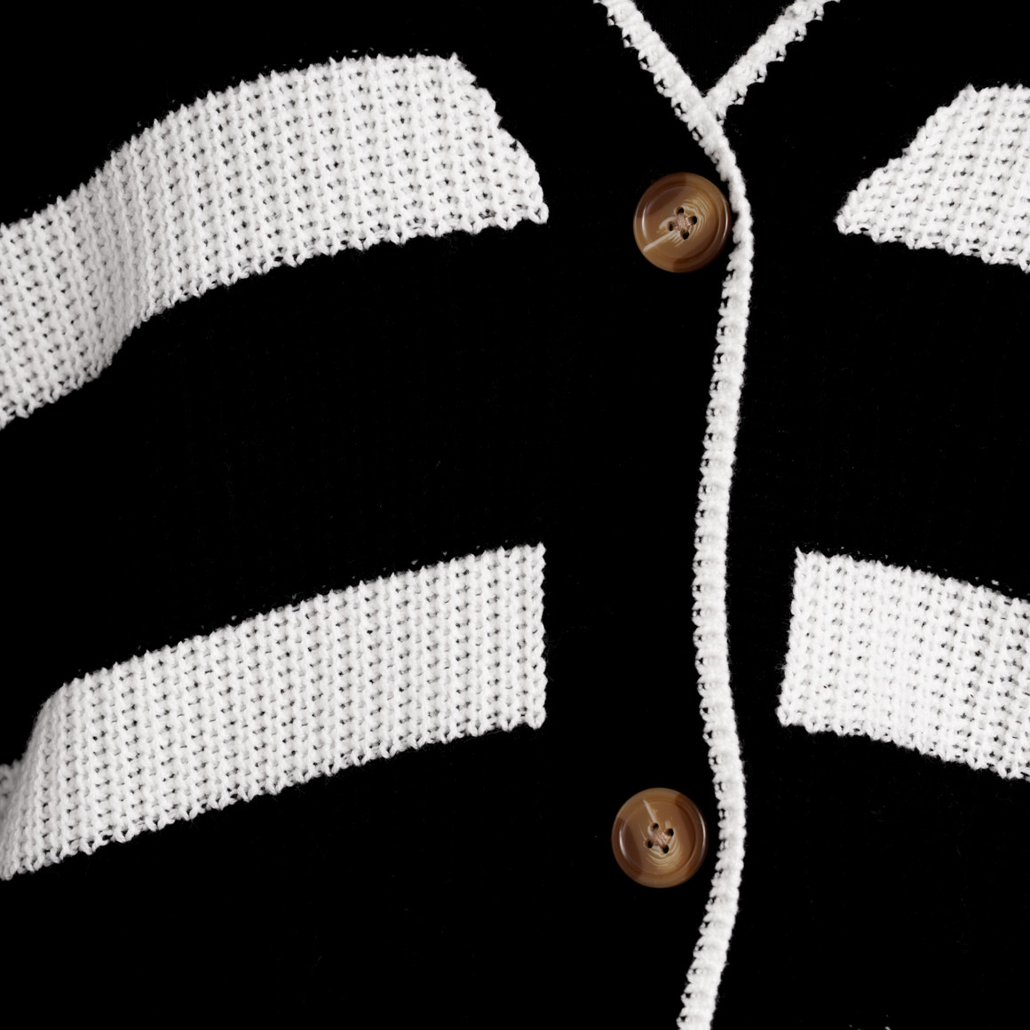 Damen Strickjacke mit Blockstreifen