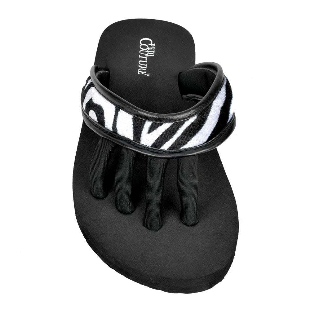 Pedi Couture Wild Zebra Large