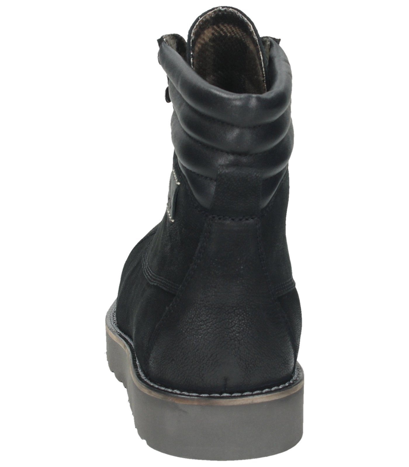 Sansibar Stiefelette Leder Schnürstiefelette