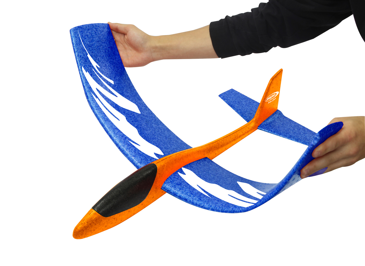 Jamara e.K. JAMARA Pilo XL Schaumwurfgleiter EPP Tragfläche blau Rumpf orange