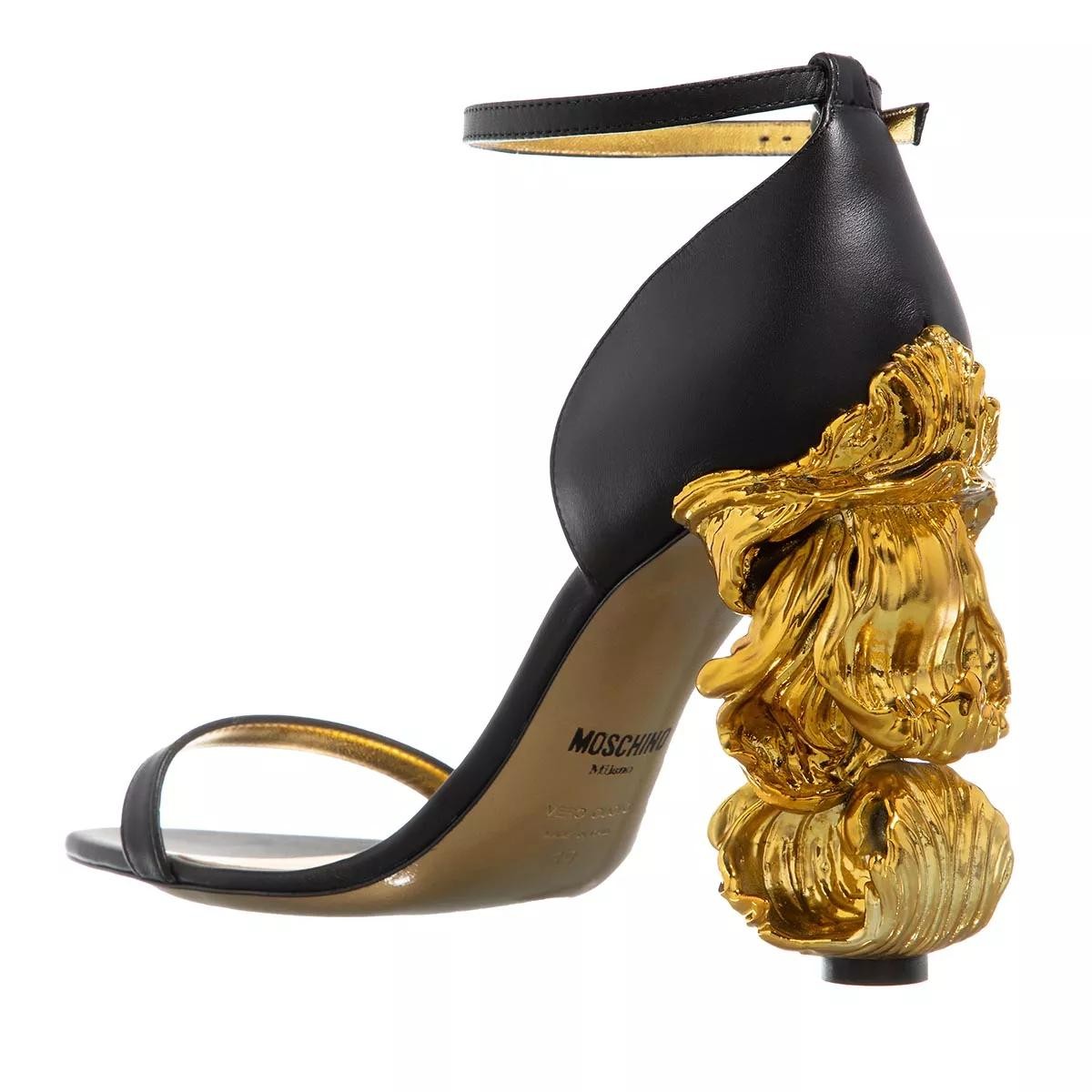MOSCHINO Plateau Sandalen schwarz High Heel