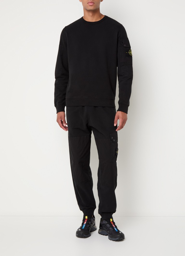Πουλόβερ Stone Island 63920 με πέτο και λογότυπο