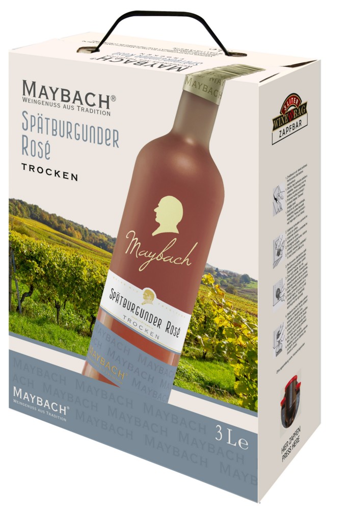 Maybach Spätburgunder Rosè trocken 3,0l Bag in Box