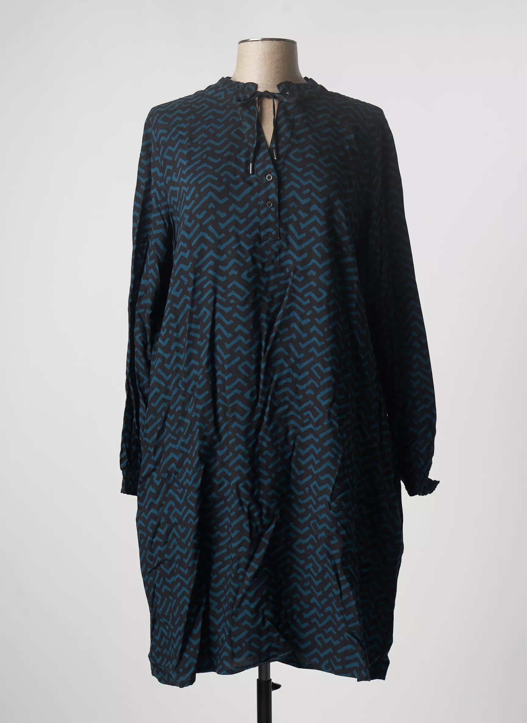 Street One Robes Mi Longues Femme couleur bleu