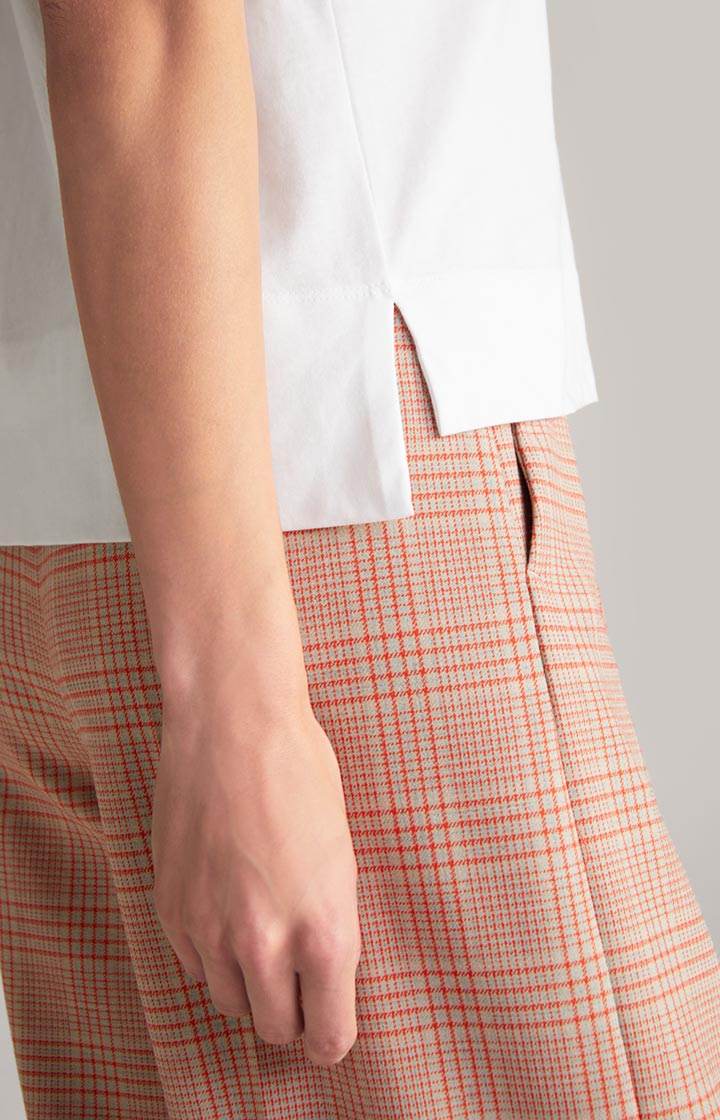 Baumwoll-T-Shirt in Weiß
