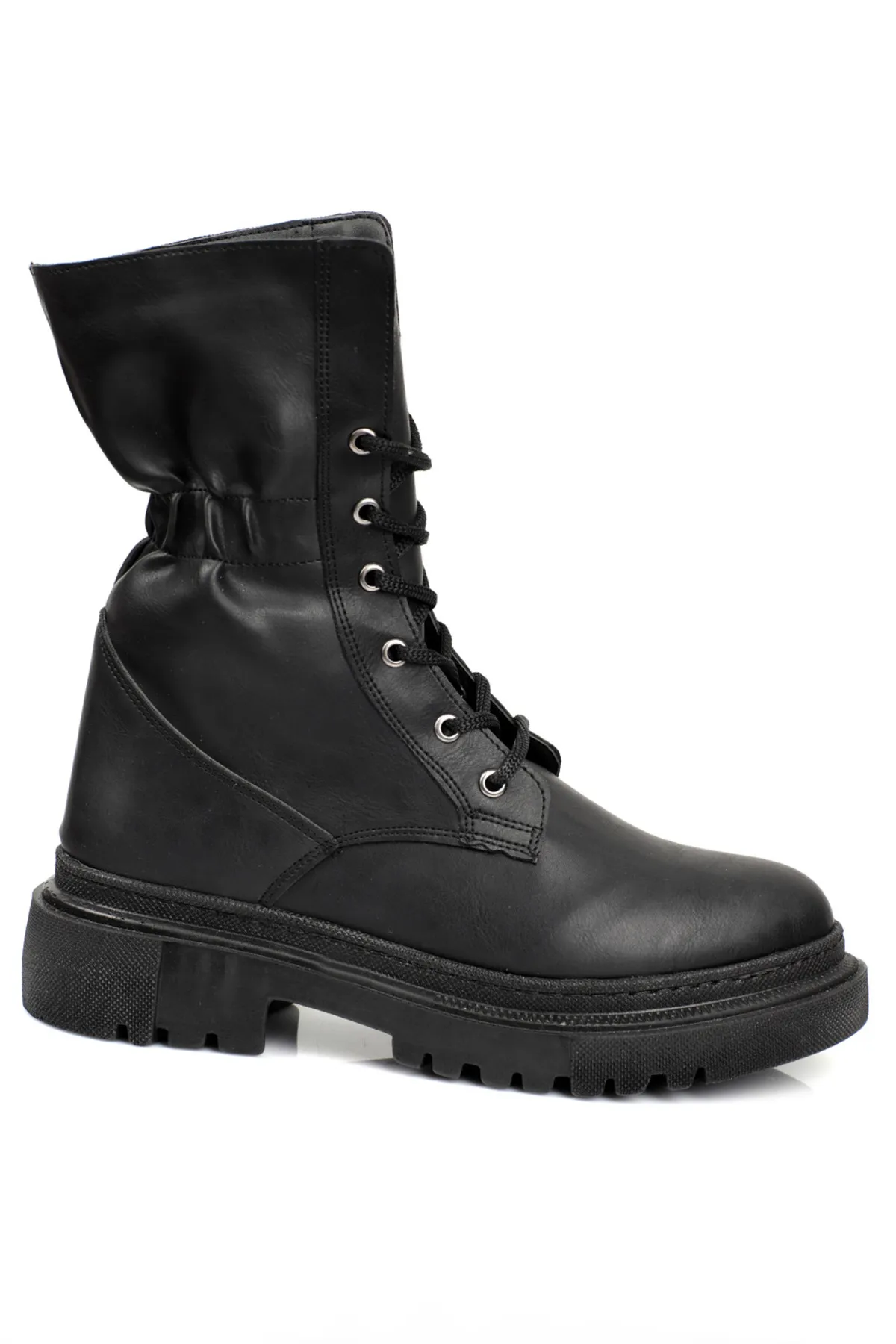 Capone Outfitters  Damen-Stiefeletten mit Kordelzug-Schnürung und Trac-Sohle