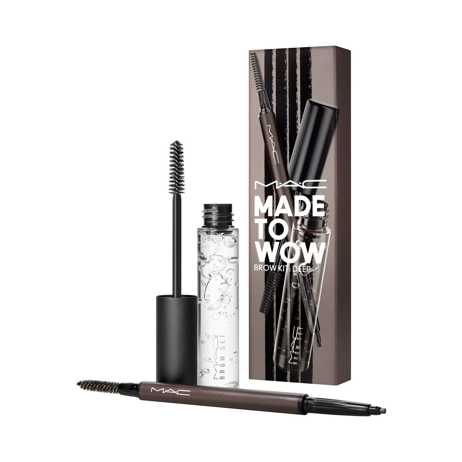 Kit pentru sprâncene Made To Wow - Gel și rimel pentru sprâncene