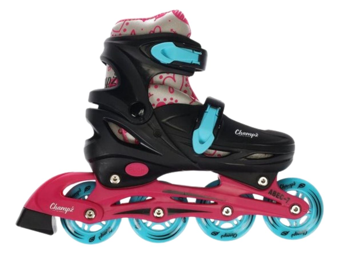 Champz Rosa ABEC7 Hardboot verstellbare Inline-Skates
