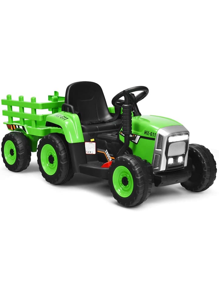 COSTWAY 12V Traktor ab 3 Jahren in Hellgrün günstig kaufen 135 cm
