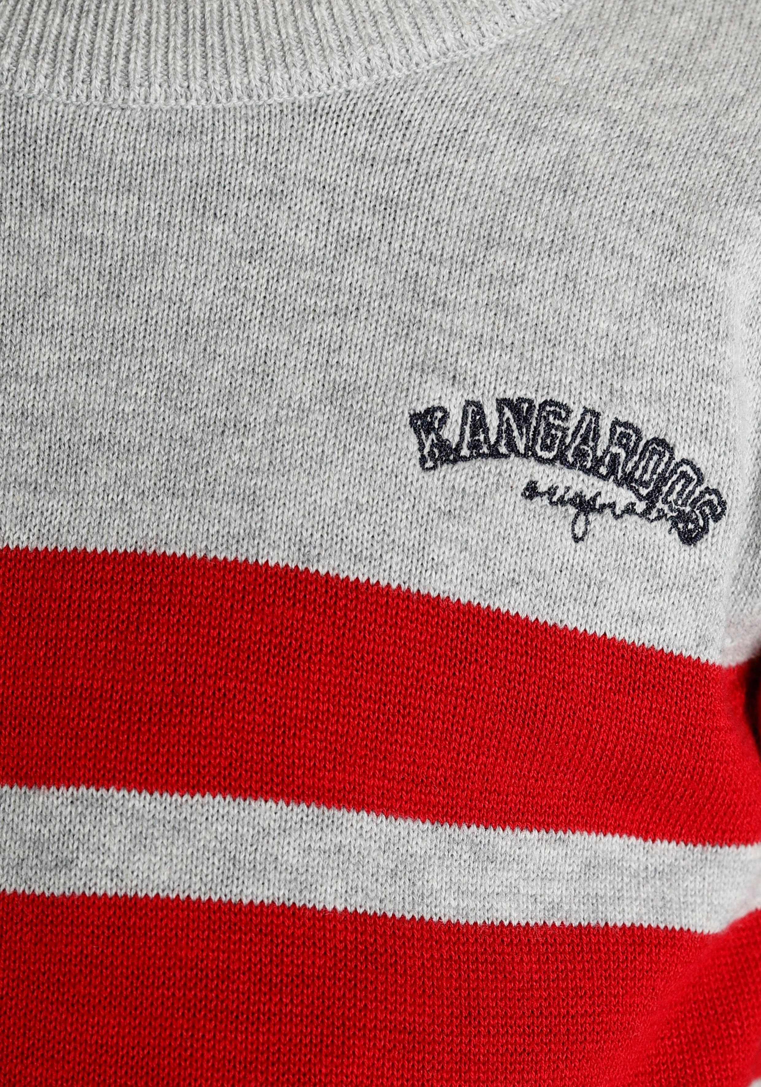 KangaROOS Strickpullover für kleine Jungen mit Logostickerei