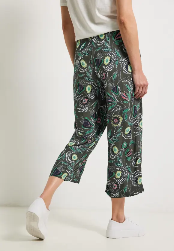 CECIL Casual Fit Printhose in 3/4