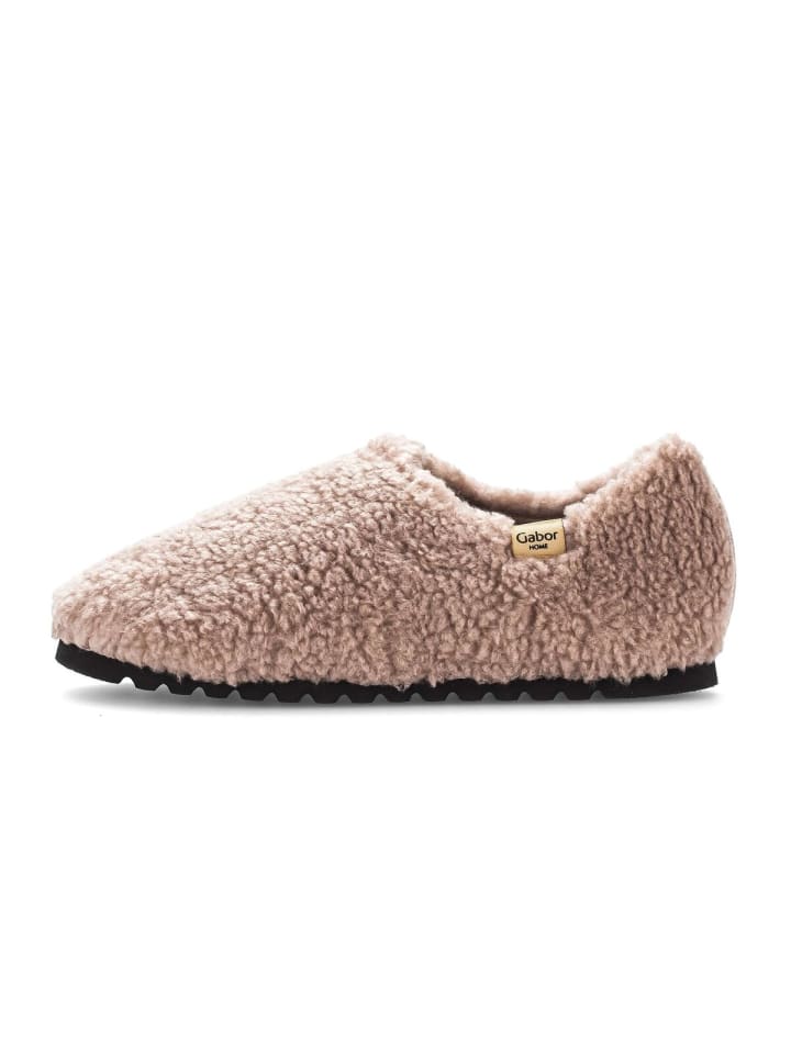 Gabor Fashion Plüschhausschuhe in rosa günstig kaufen