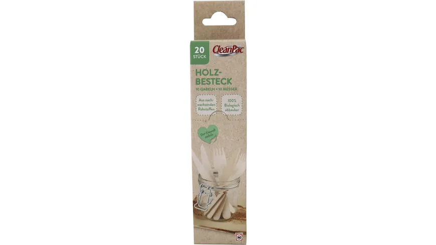 CleanPac Holzbesteck