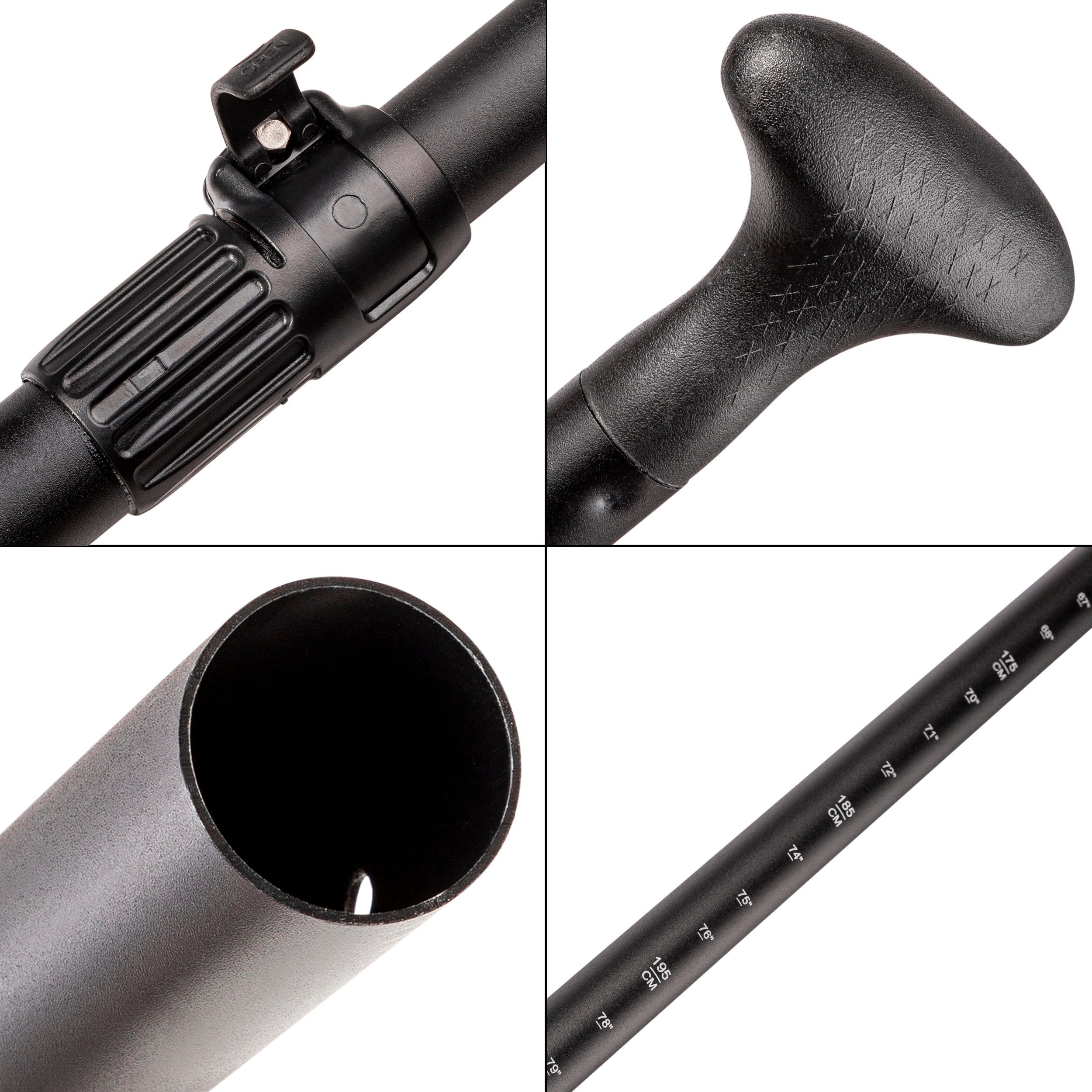 ONVAYA SUP / Kajak Paddel, 2-in-1: Stechpaddel & Doppelpaddel SUP-Paddel