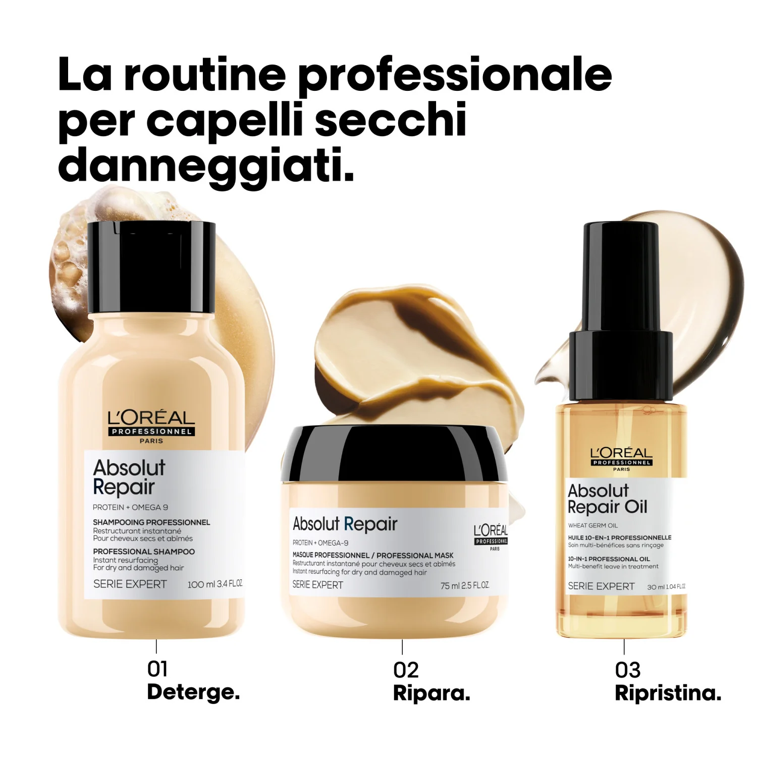 EXPERTENSERIE Neues Absolut Repair Öl - Haaröl