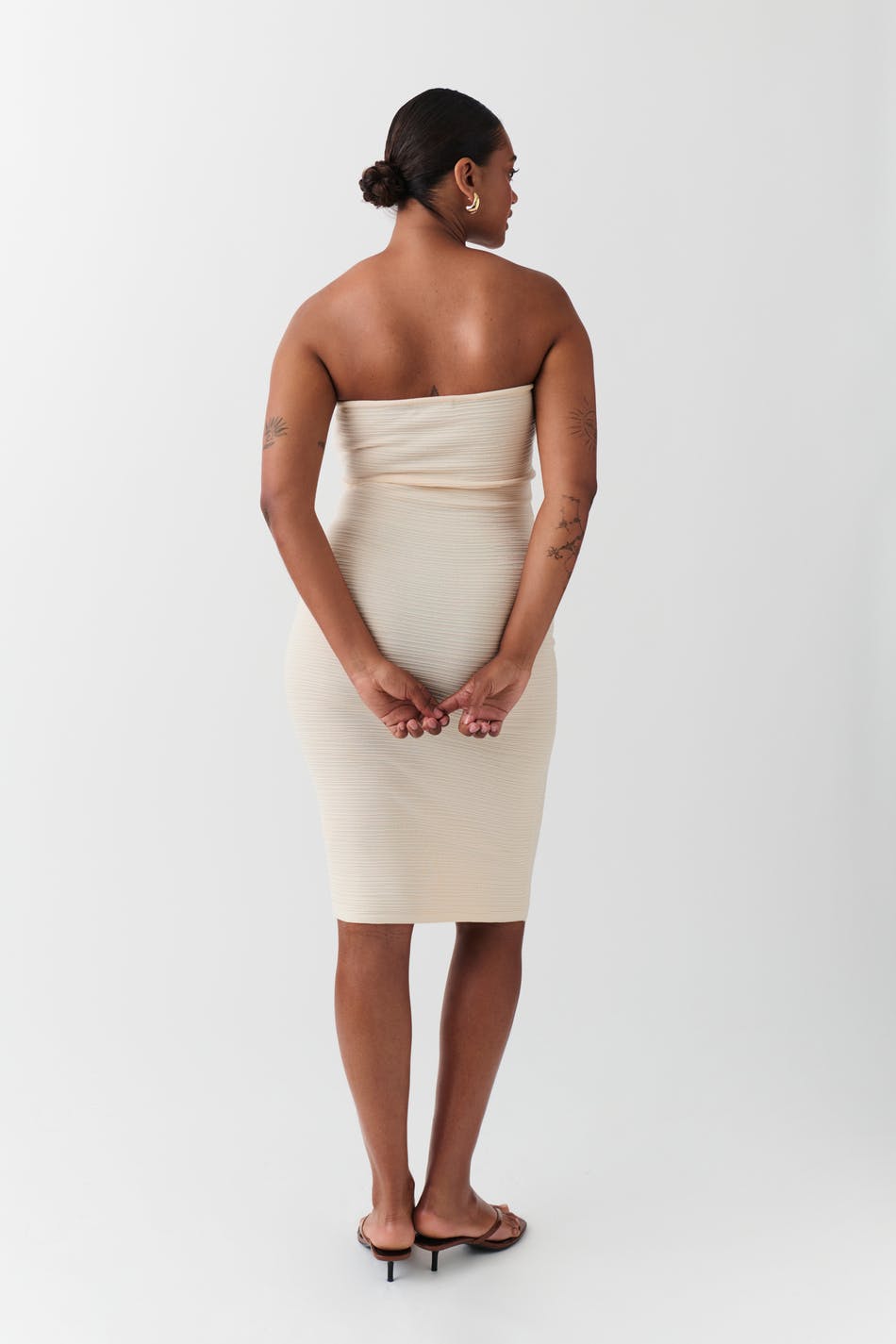 Knitted tube dress