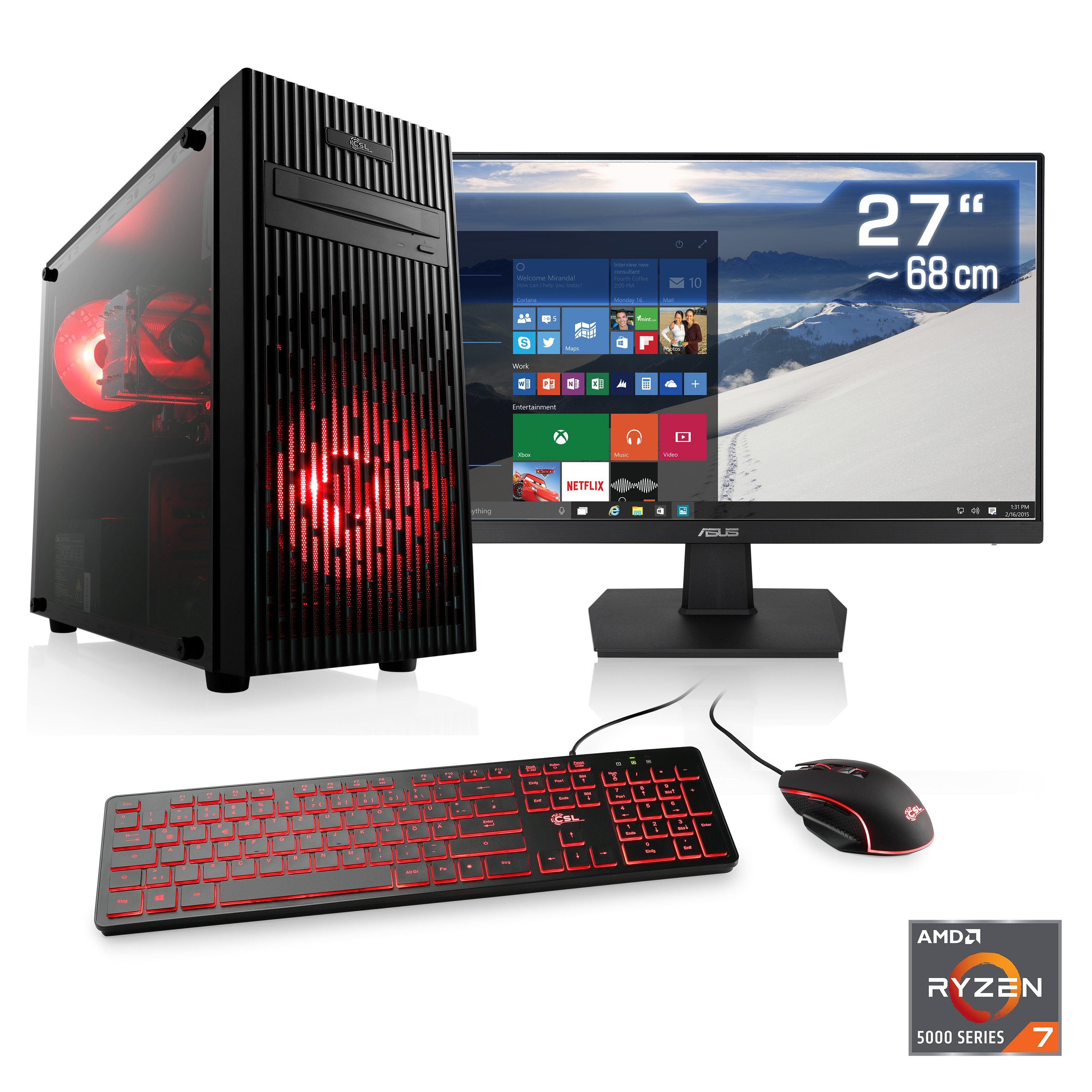 CSL Sprint V8515 PC-Komplettsystem (27