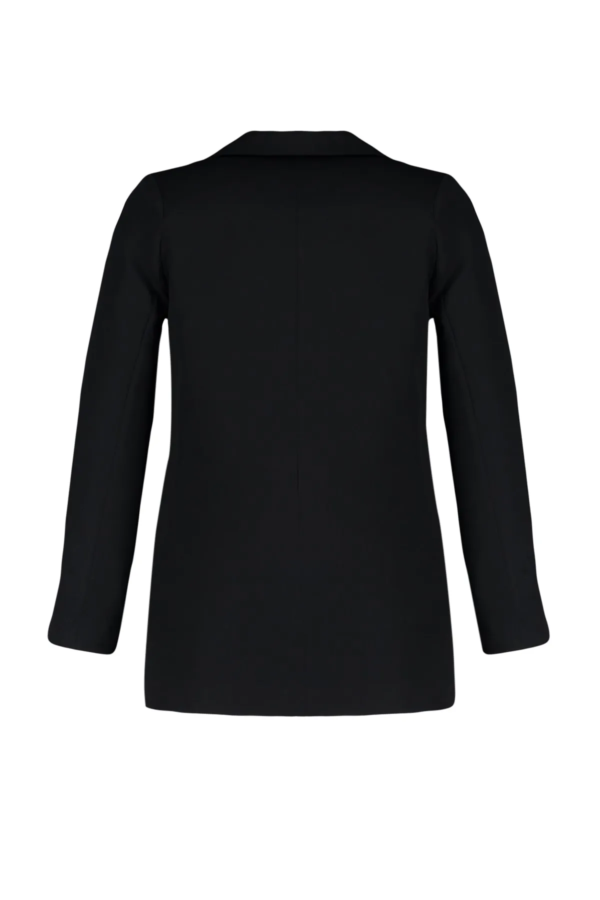 Trendyol Modest  Schwarze, gewebte, gefütterte Jacke mit Perlendetail auf der Tasche TCTSS23CK00096