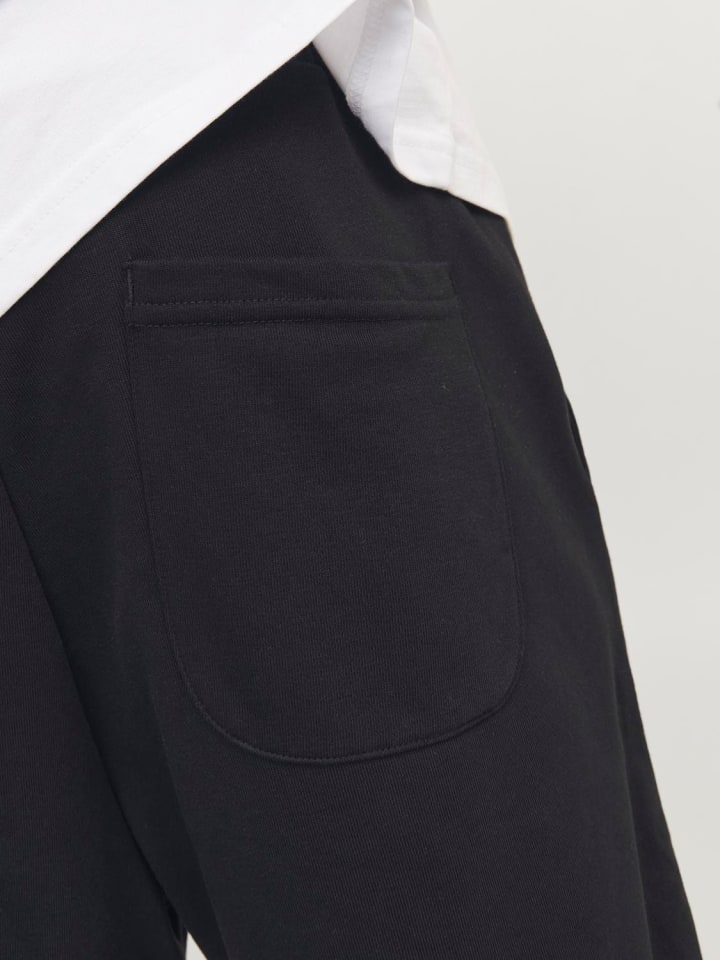 Jack & Jones Lässige Locker geschnittene Joggershorts - Elastischer Bund in Schwarz günstig kaufen