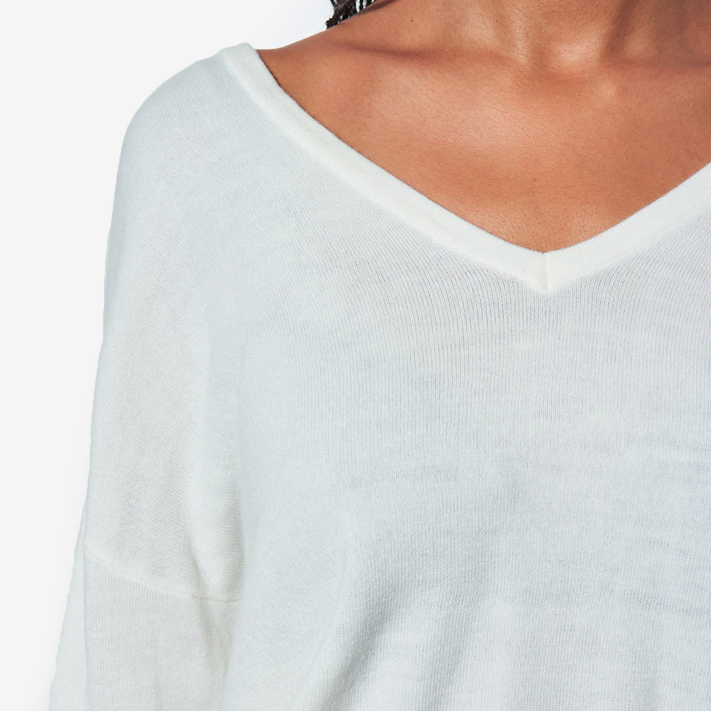 KLASS  Pull loose blanc Femme