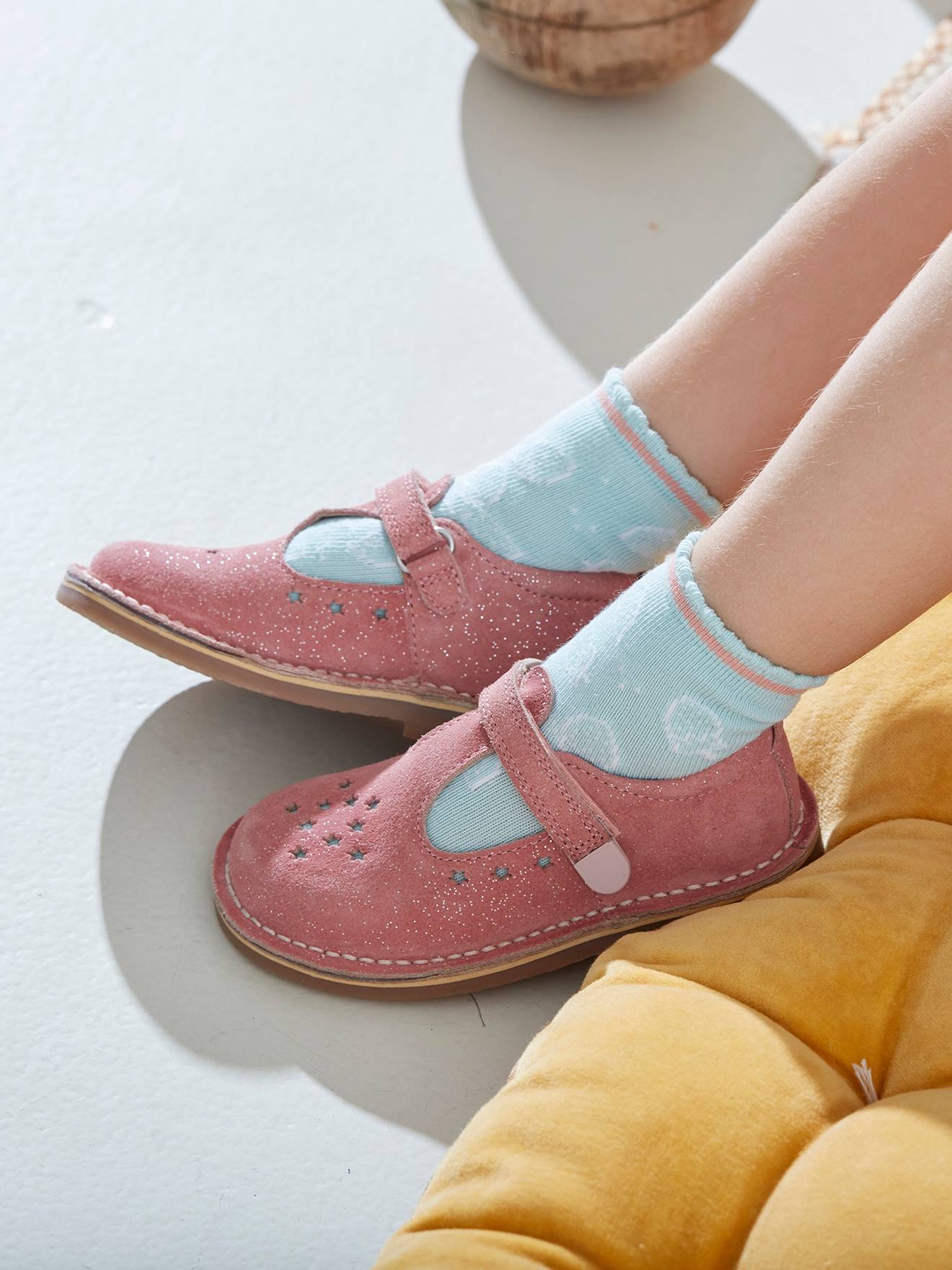 Vertbaudet Mädchen Ballerinas, Anziehtrick - rosa