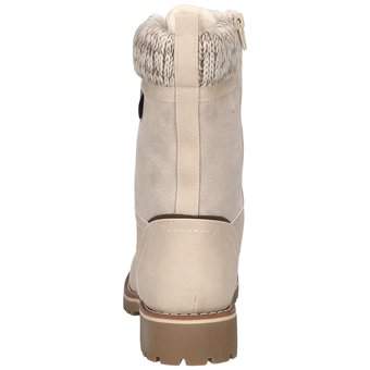 Charmosa Schnürstiefelette in beige