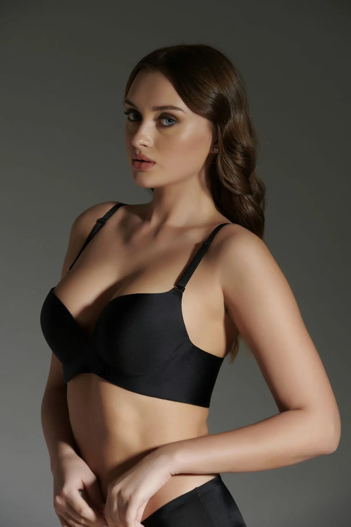 C&City  Half Support Laser Soft Cup BH C16040 Schwarz