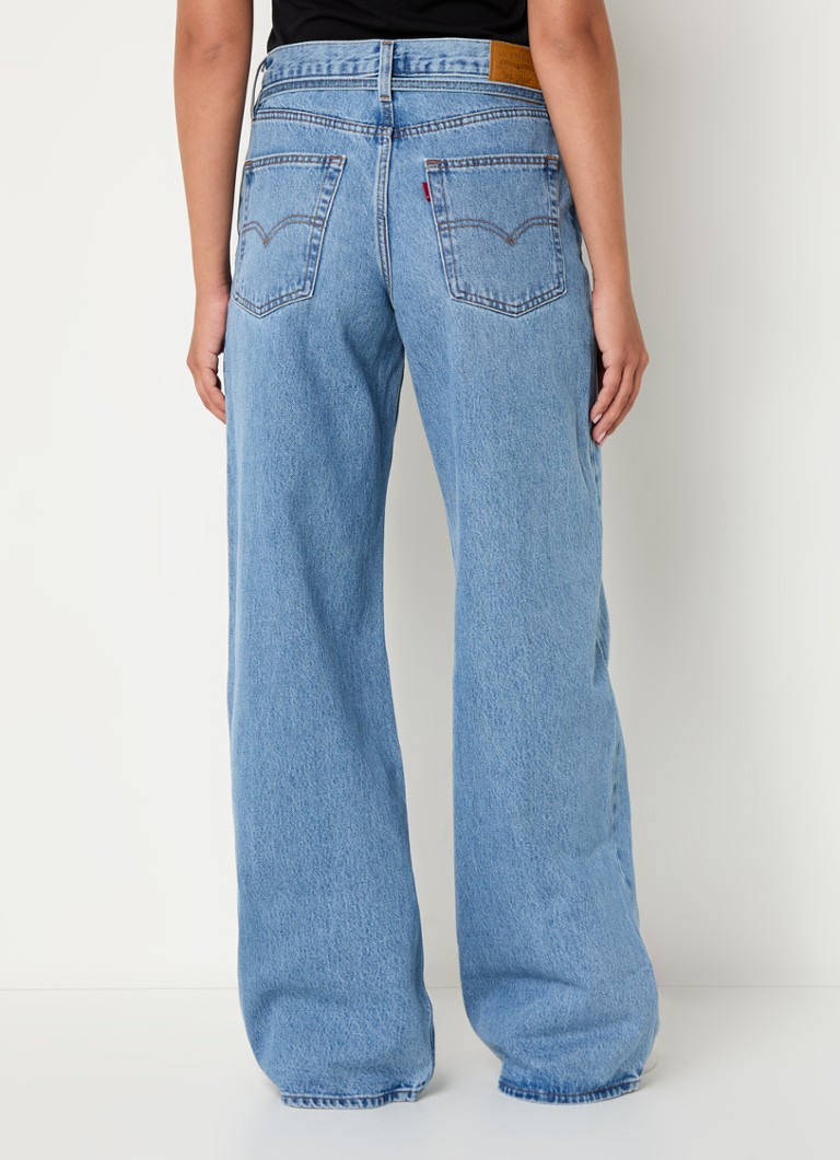 Levi's High waist loose fit jeans with medium wash