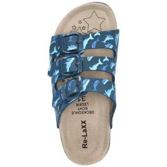 Re-Laxx Pantolette in blau
