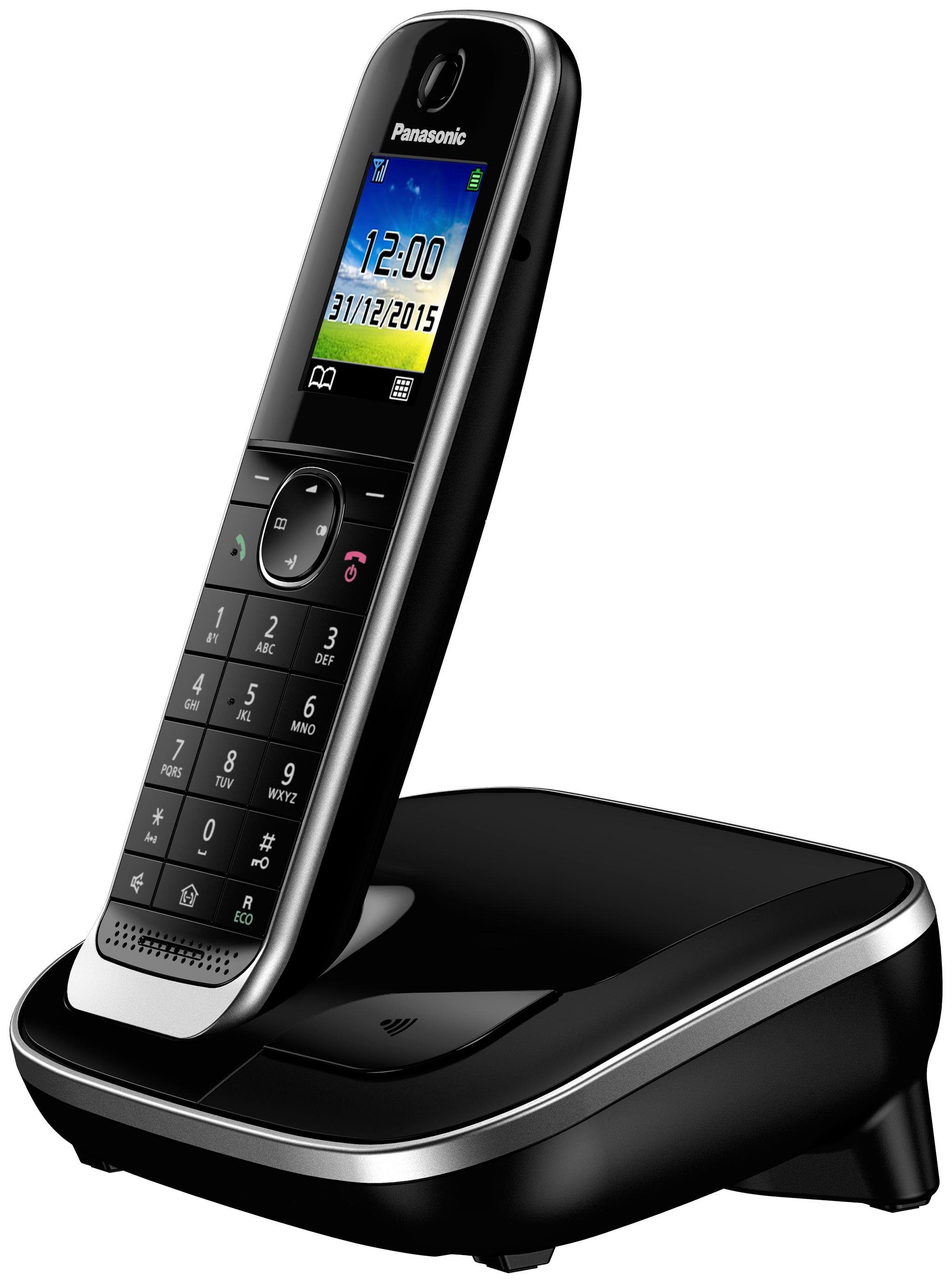 Panasonic KX-TGJ310 Schnurloses DECT-Telefon (Mobilteile: 1, Weckfunktion, Freisprechen)