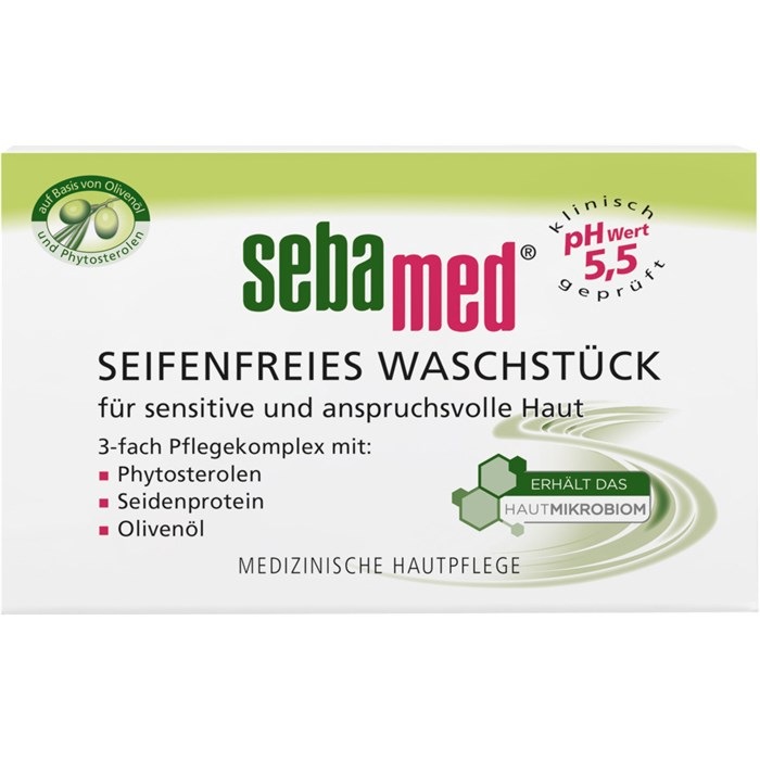 Seifenfreies Waschstück mit Olive
