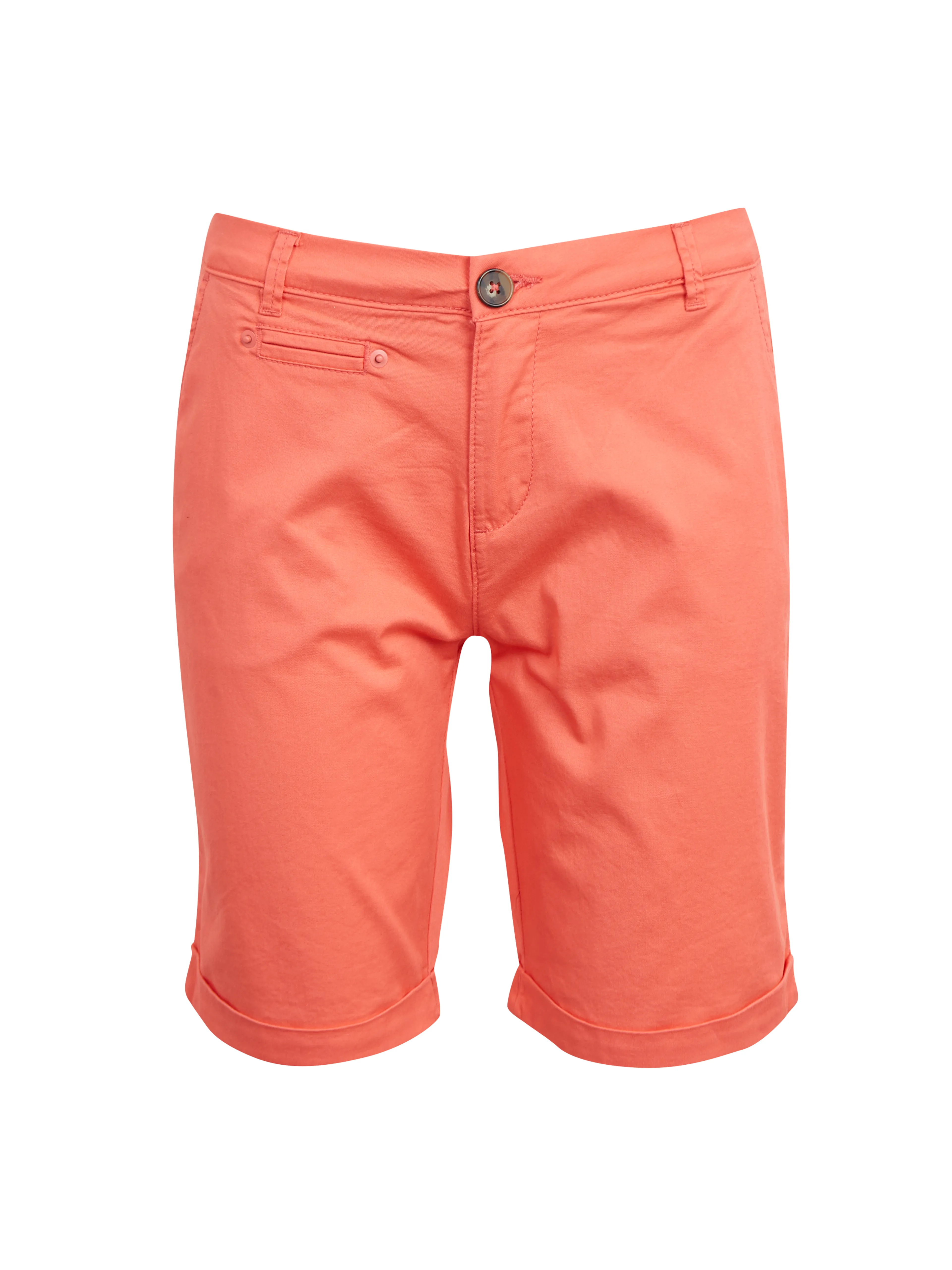 Korallenfarbene Chino Shorts ORSAY