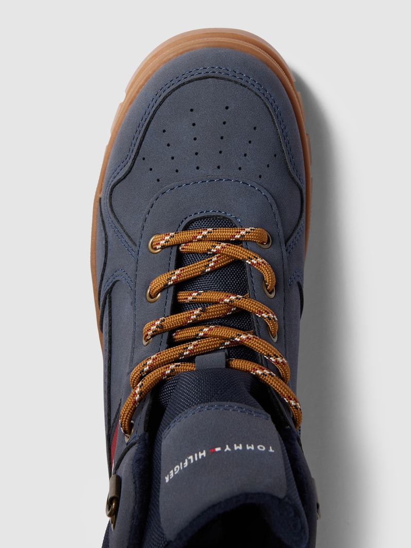 Boots mit Schnürverschluss Modell 'MICHIGAN' in marineblau